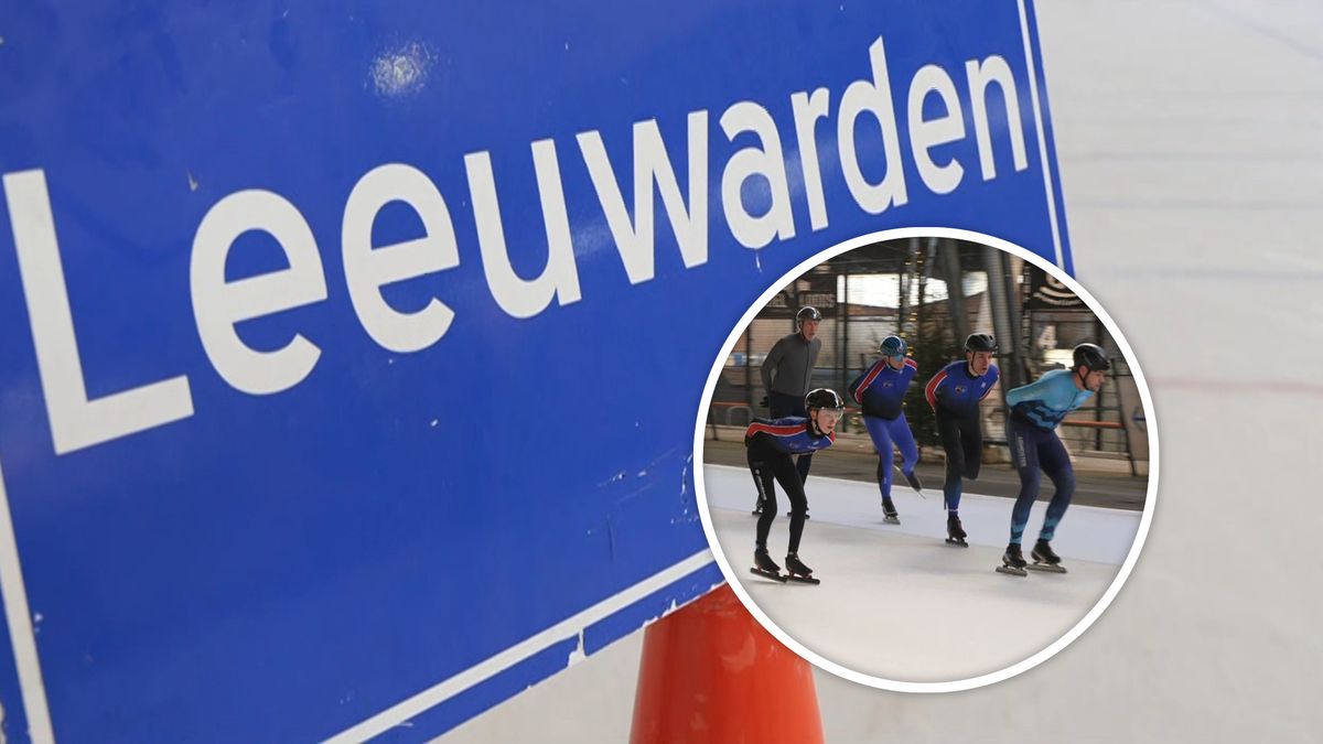 Honderden kinderen het ijs op in Deventer tijdens mini-Elfstedentocht