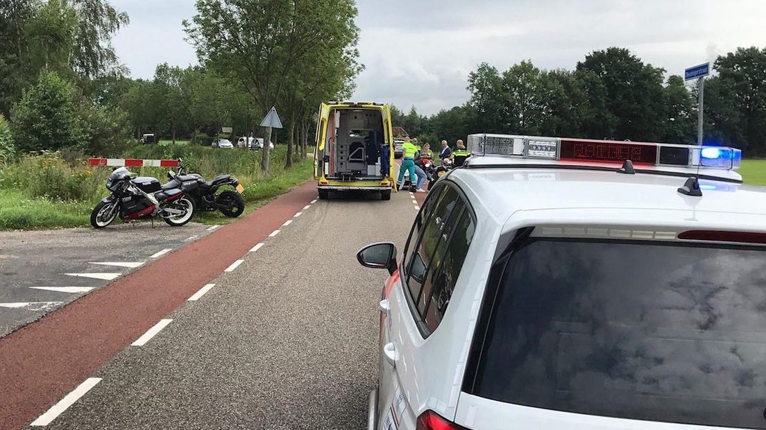 Motorrijdster gewond in Beuningen