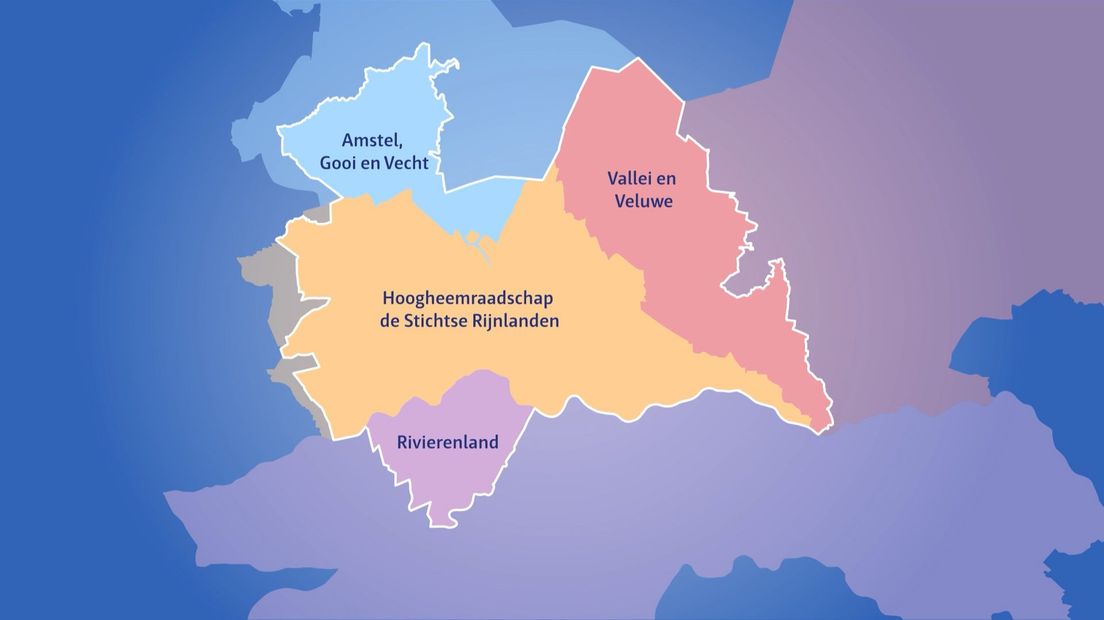 In de provincie Utrecht zijn er vier waterschappen.