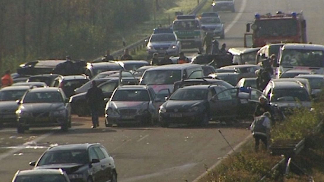 Het bewuste ongeval op de A31