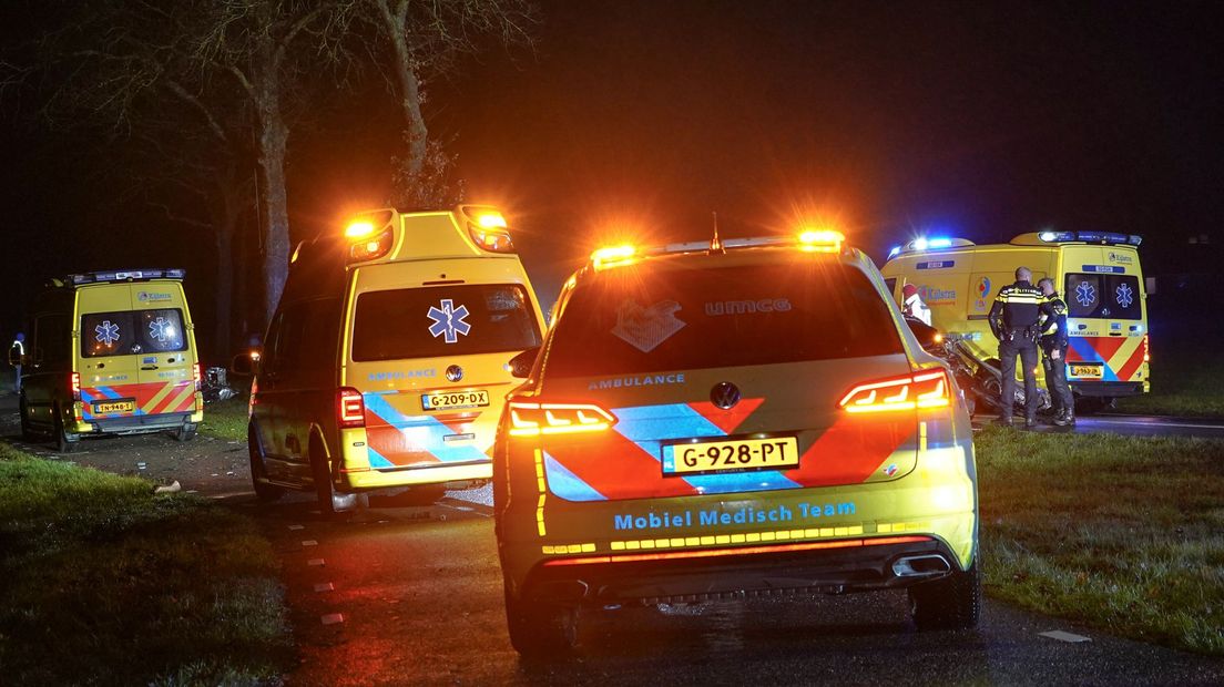 Twee doden en een gewonde bij verkeersongeval in Oosterwolde