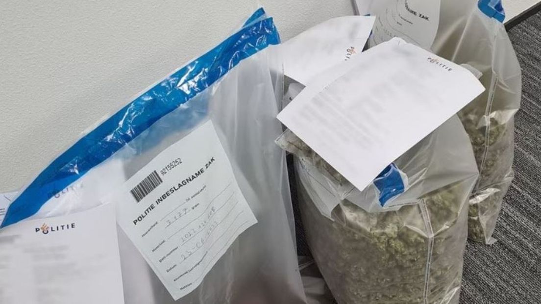 De partij verdovende middelen is in beslag genomen.