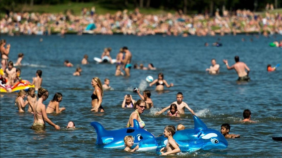 Het Henschotermeer bij Woudenberg.