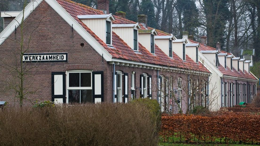 Oude dienstwoningen in Veenhuizen (Rechten: Vincent Jannink/ANP)