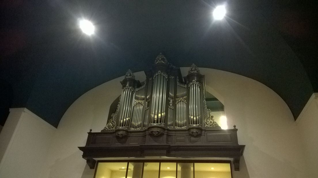 Het orgel (Rechten: RTV Drenthe / Frits Emmelkamp)