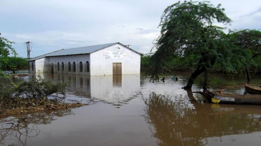Gevolgen van overstroming in Malawi