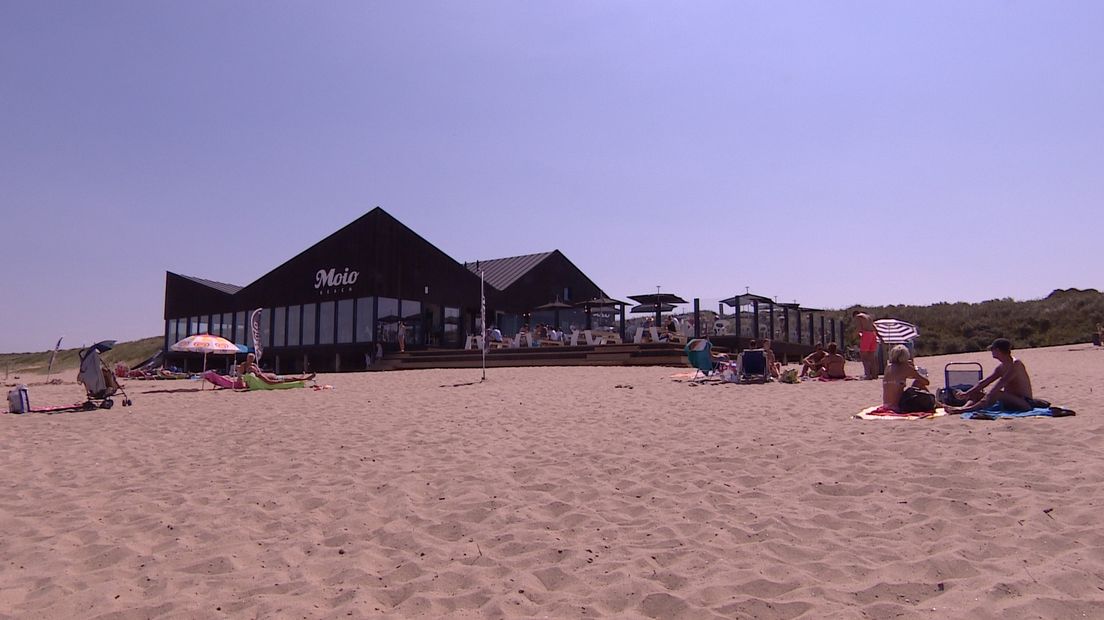 Het nieuwe strandpaviljoen van ondernemer Marco Scherbeijn