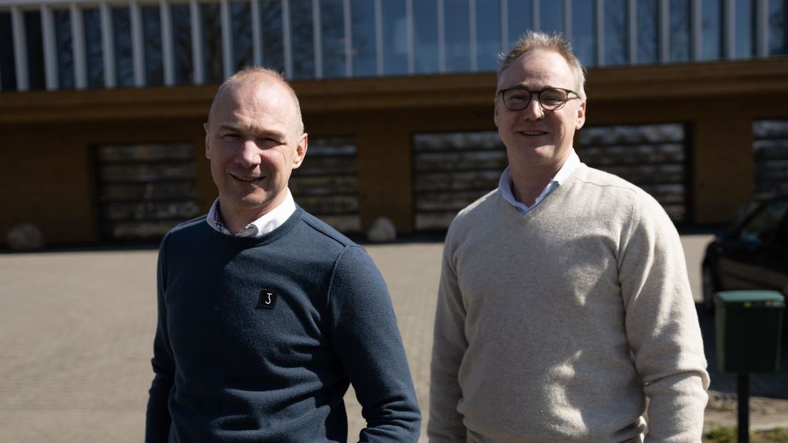 Roy en Chiel Bolscher, eigenaren van het vleesbedrijf in Enschede