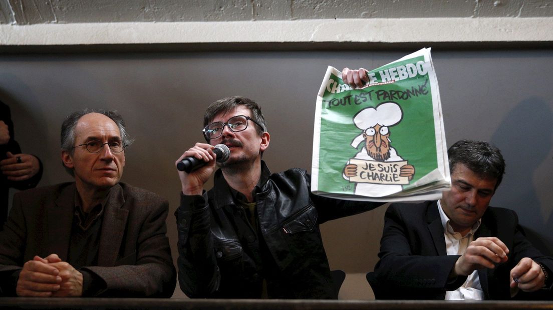 Presentatie nieuwe Charlie Hebdo
