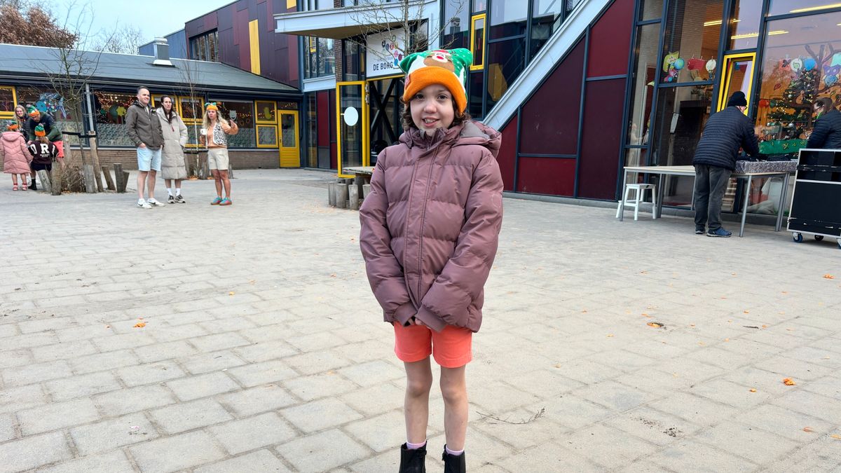 Lize (8) uit Assen trotseert naast leukemie ook een week lang de kou in korte broek