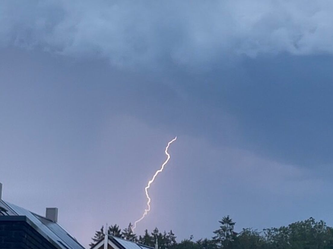 Code geel wegens onweersbuien en hagel