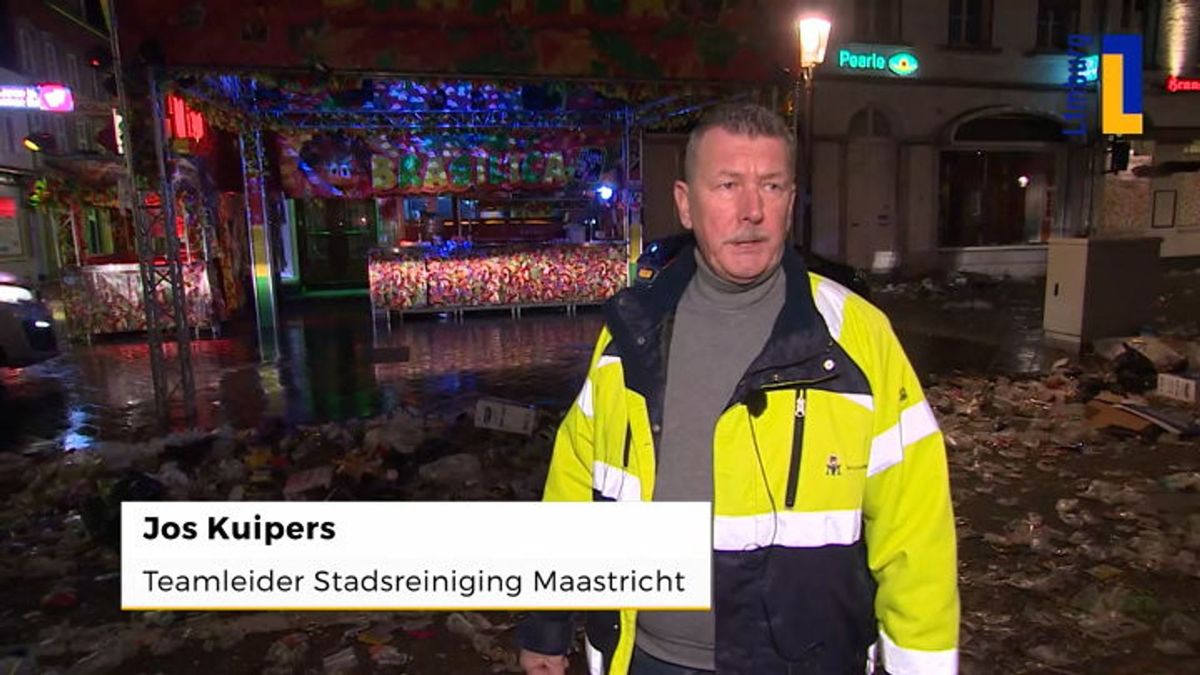 Straten bezaaid met afval: wel minder plastic en blikjes - L1 Nieuws