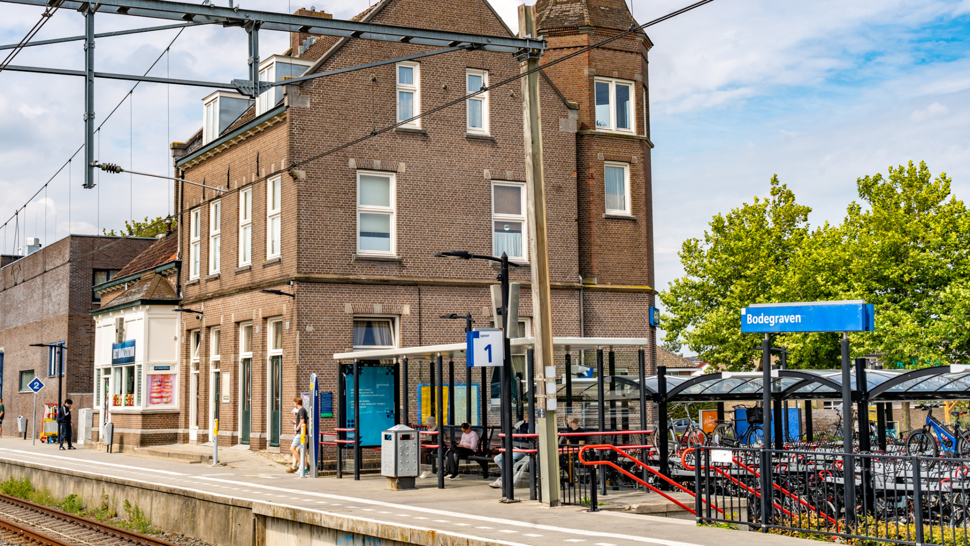 Het station in Bodegraven