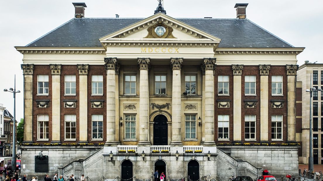 Het stadhuis van Groningen