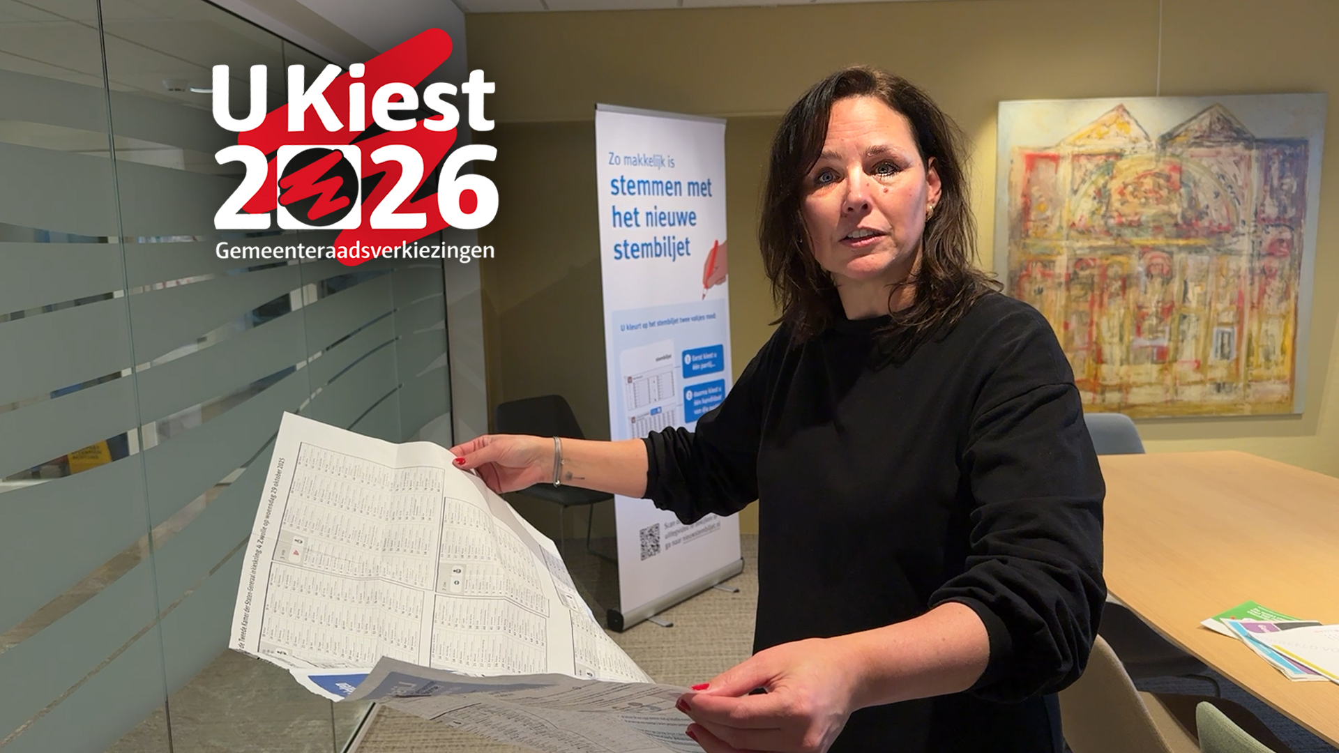 Test met nieuw stembiljet zonder namen: 'Zuiniger en overzichtelijker'