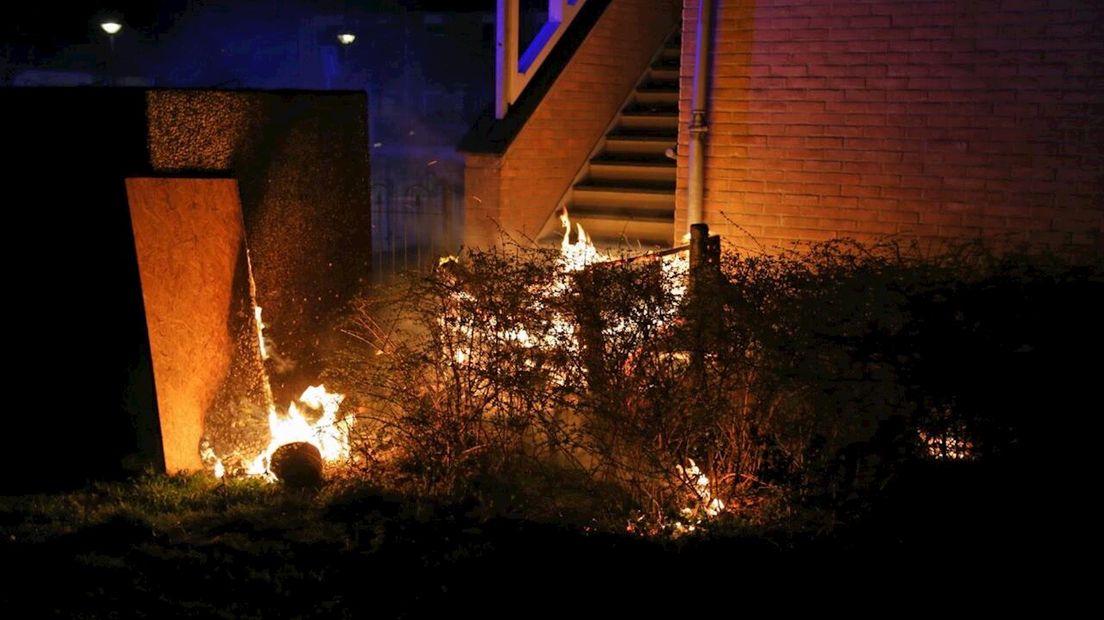 Containerbrand in Almelo