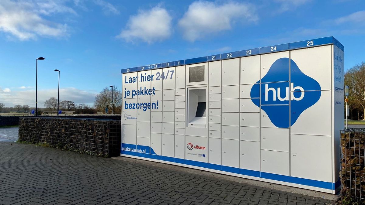 Pakketkluizen in Drenthe: Op elk moment van de dag je bestelling uit de muur halen
