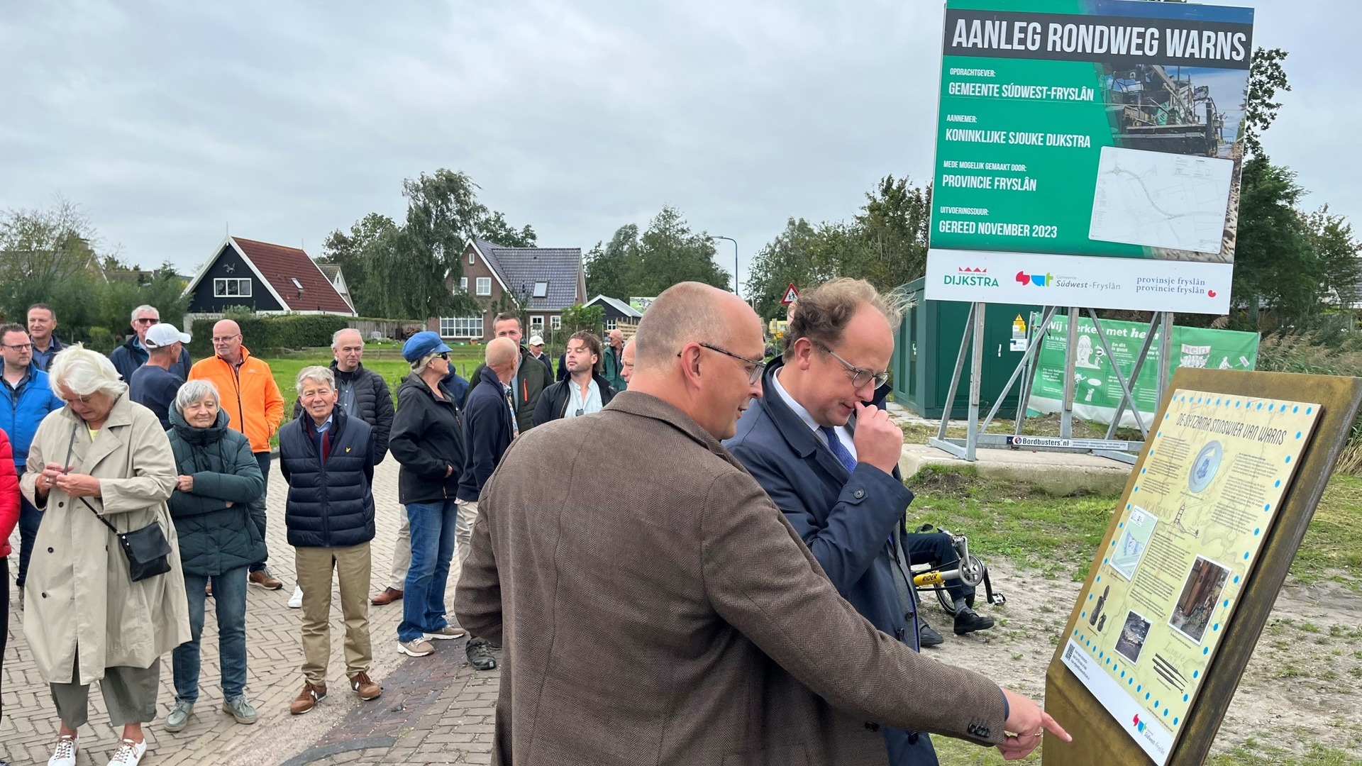 De feestelijke opening van de Jelmer Sytsmawei