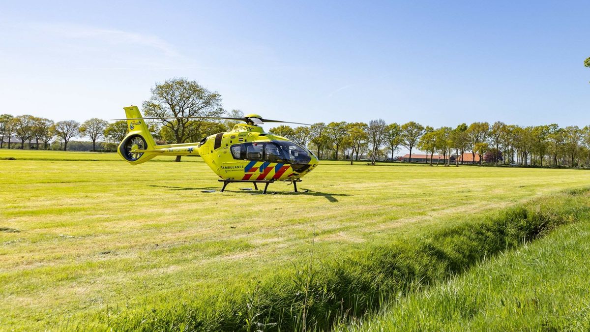 Motorrijder zwaargewond na ongeluk bij Rotstergaast, had geen geldig rijbewijs