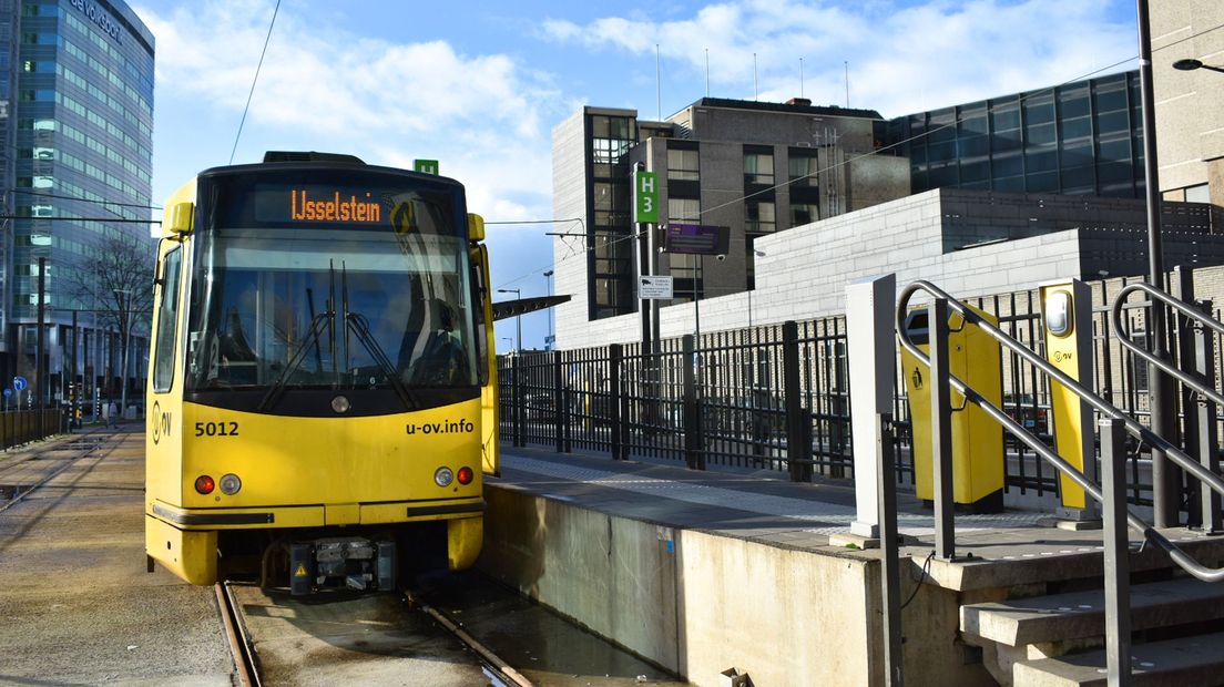 Deze tram wordt na de vernieuwing vervangen door de modellen op de Uithoflijn