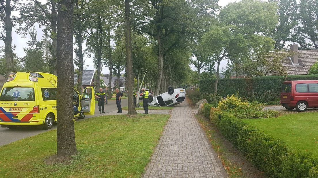 Het ongeluk gebeurde aan de Boslaan