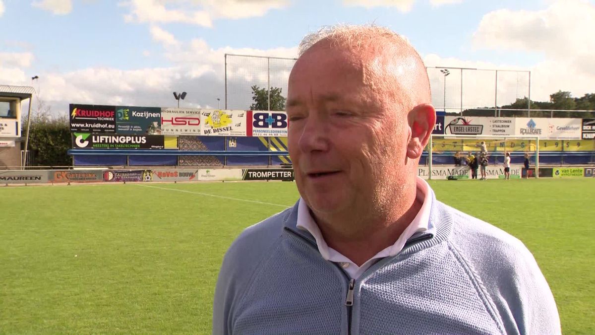 Richard Karrenbelt na de nederlaag met Staphorst tegen Genemuiden