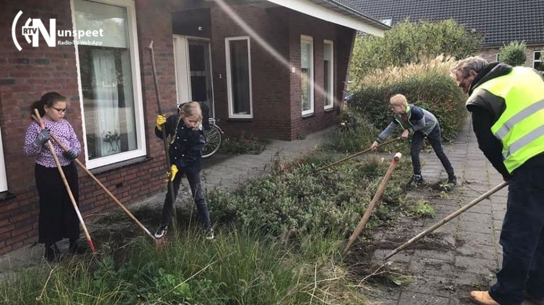 De tuin winterklaar maken.