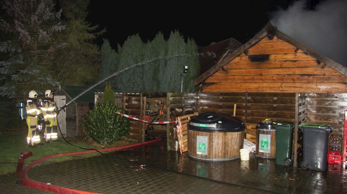 Brand bij hotel Het Roode Hert