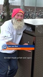 Hufterproof afvalbakken