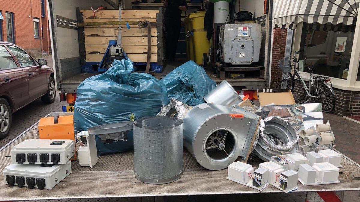 Politie stuit op wietplantage naast afgebrand restaurant