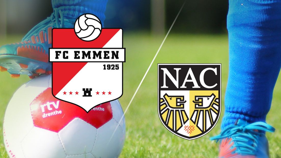 Volg FC Emmen - NAC van minuut tot minuut