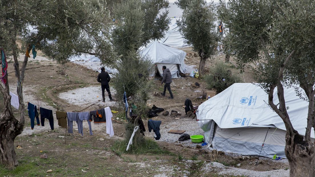 Het Griekse eiland Lesbos.