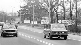 Zo zag de weg tussen Arnhem en Apeldoorn eruit voor de A50 er kwam