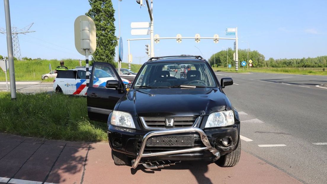 Een aanrijding in Boven-Leeuwen