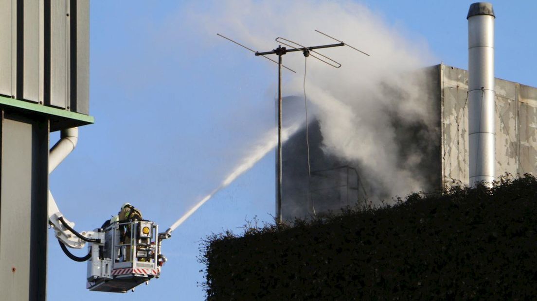 Brand bouwbedrijf Wessels Rijssen