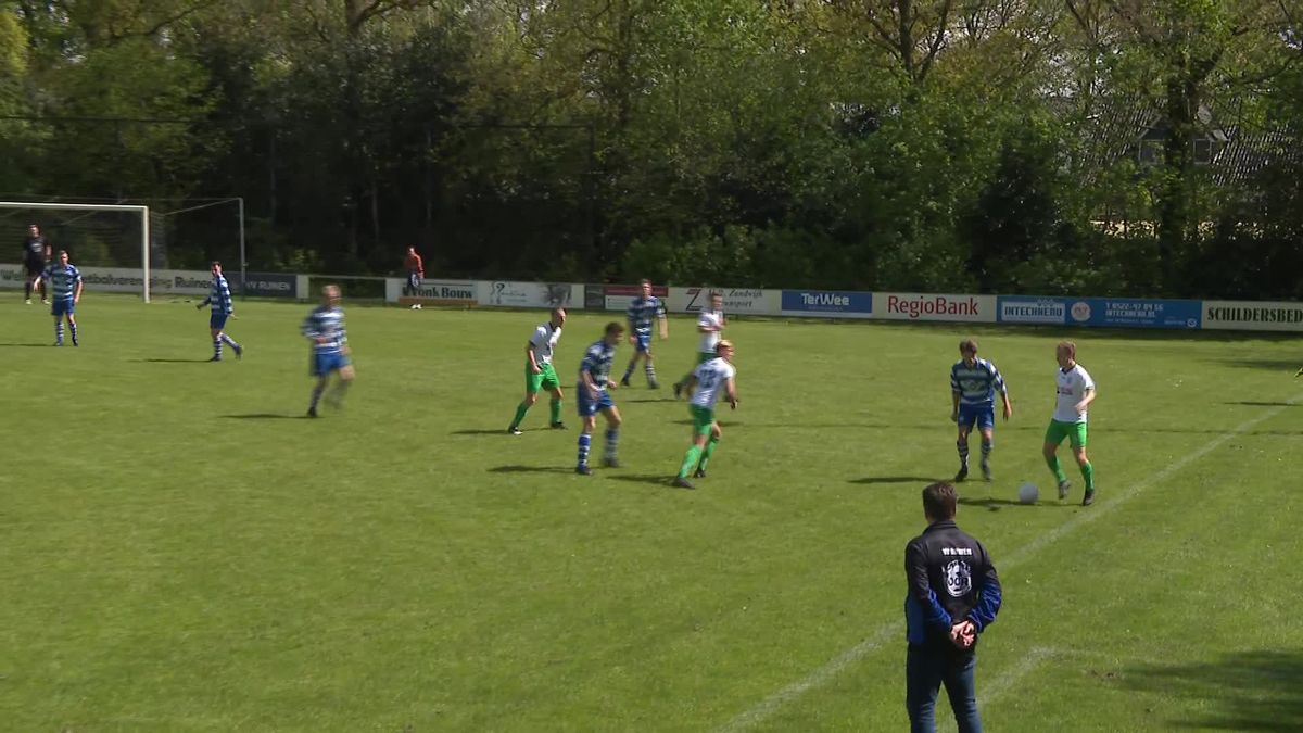Samenvatting doelpuntrijke derby Ruinen - Pesse (zondag 3e klasse C)