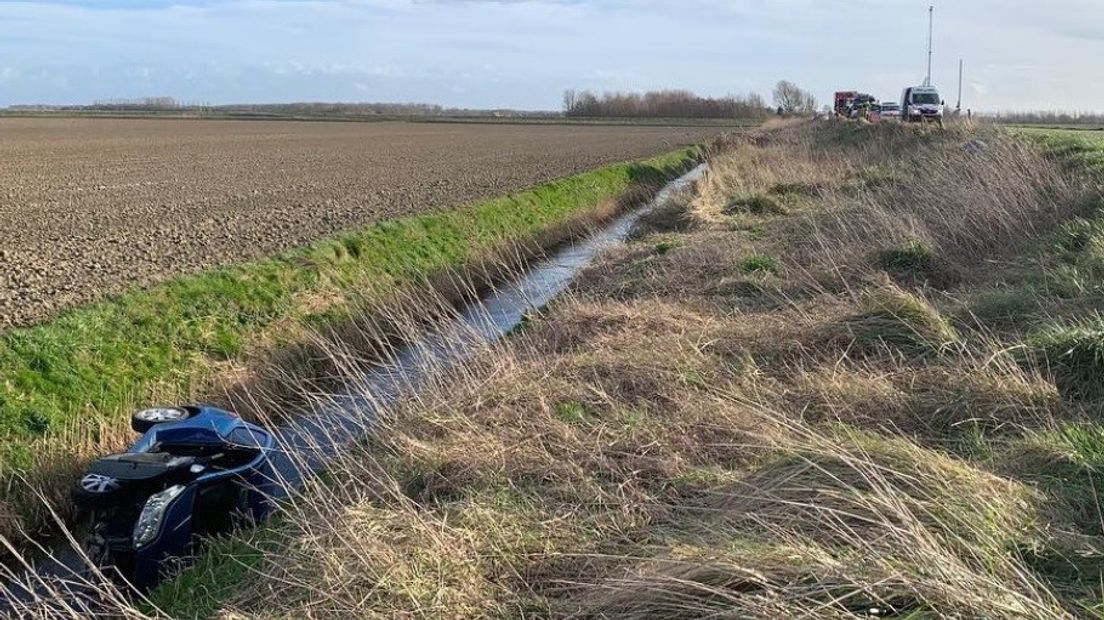 Bestuurder komt bij eenzijdig ongeluk Kamperland