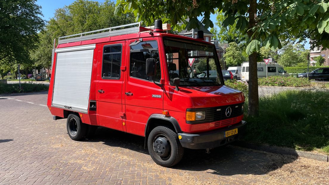 De nieuwe bedrijfsbus van Arne