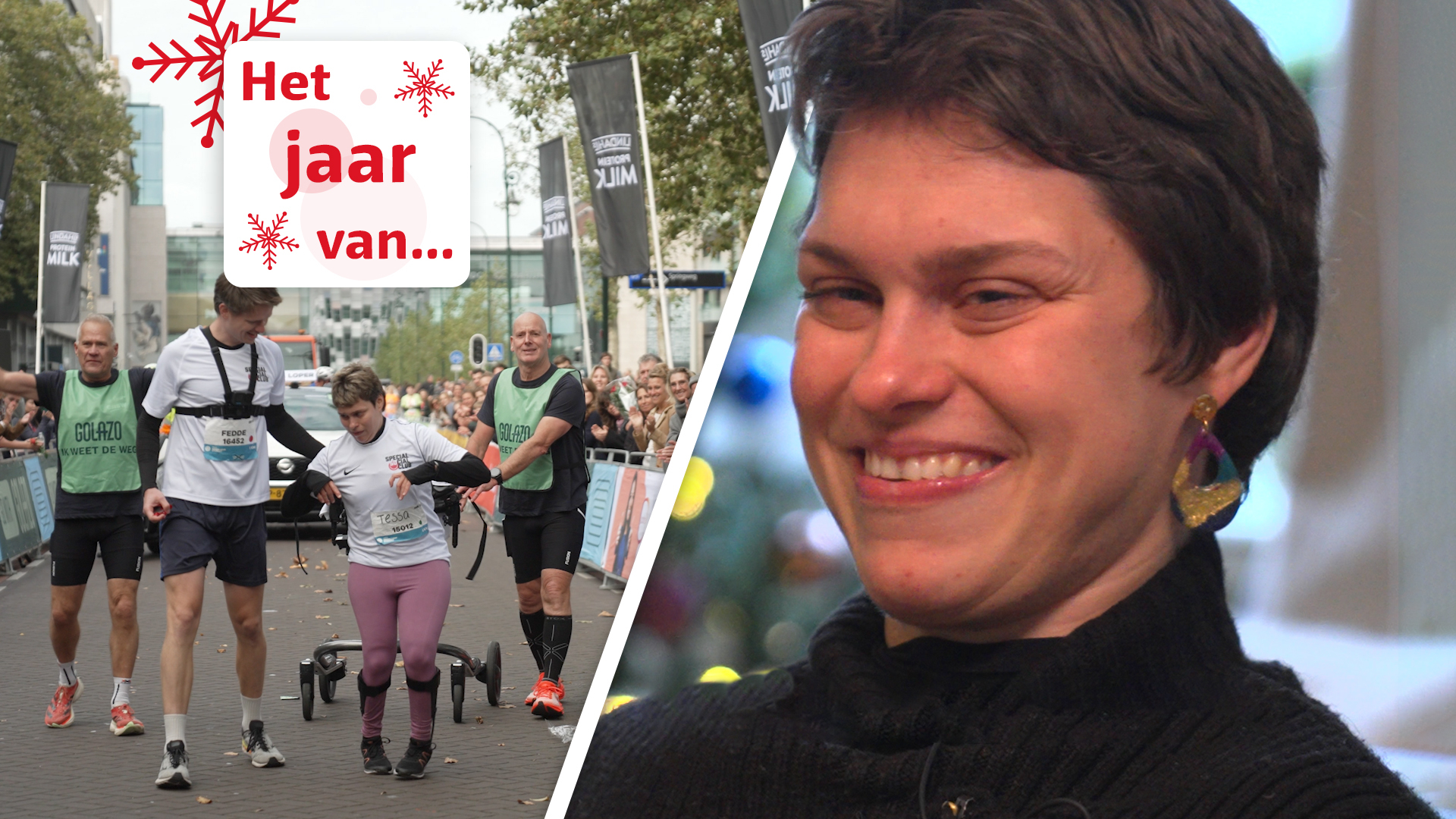 Tessa zou nooit kunnen lopen maar rende hardloopwedstrijd: 'Doe volgend jaar gewoon weer mee'