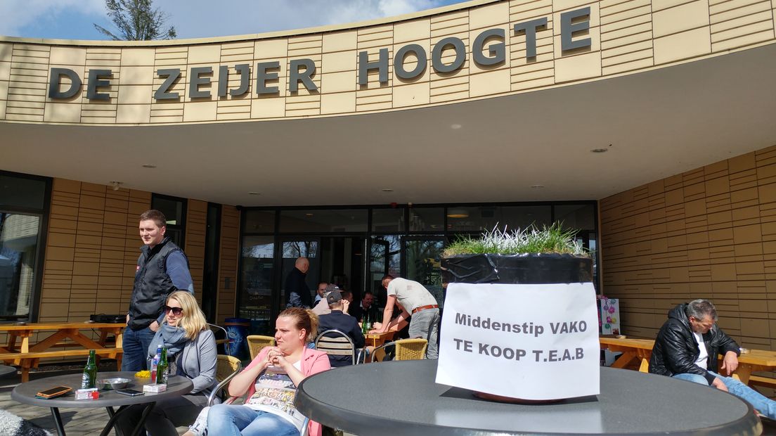 Een van de ludieke acties van SVZ-supporters (Rechten: RTV Drenthe)