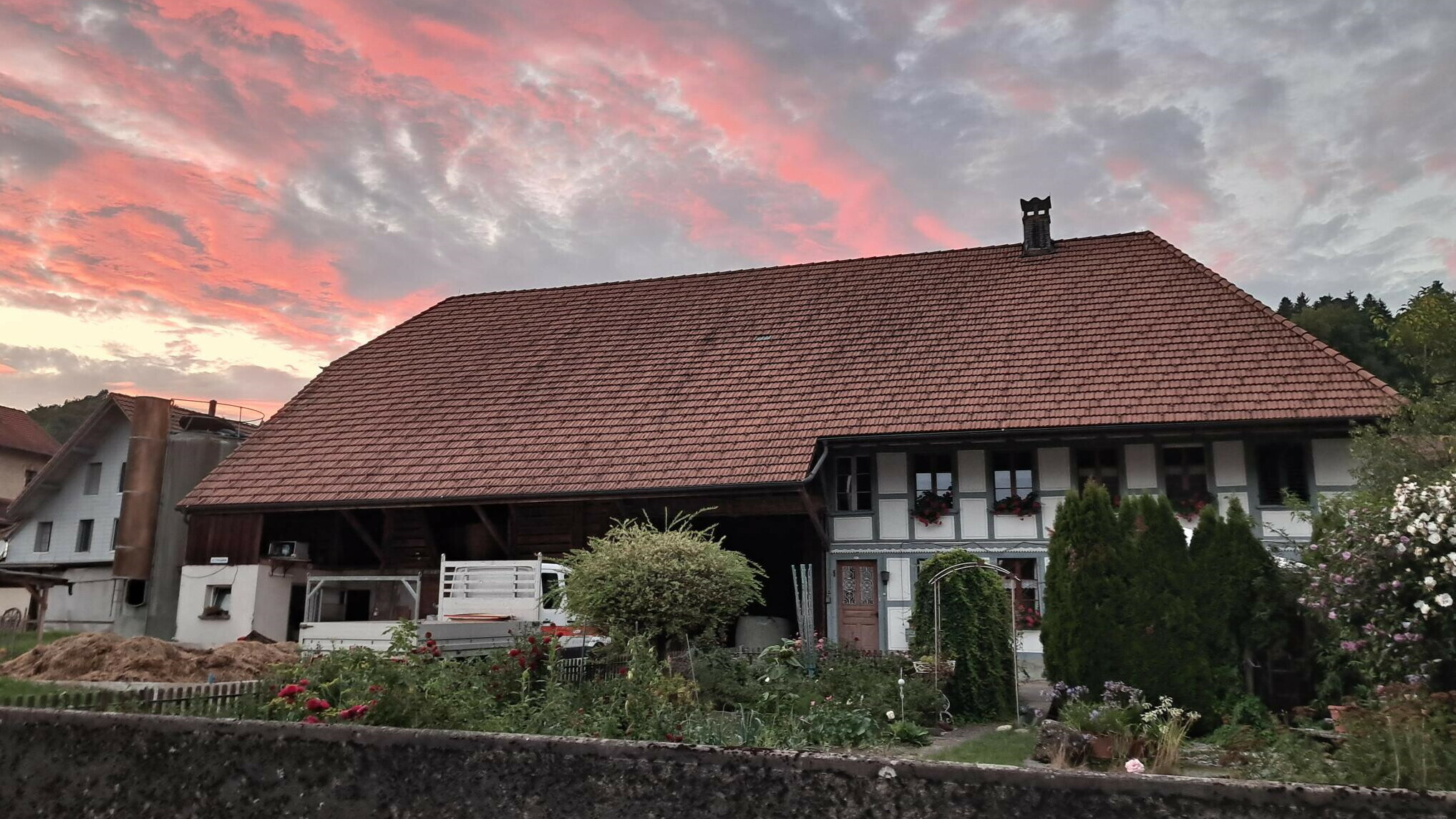 Haar boerderij in Unterramsern