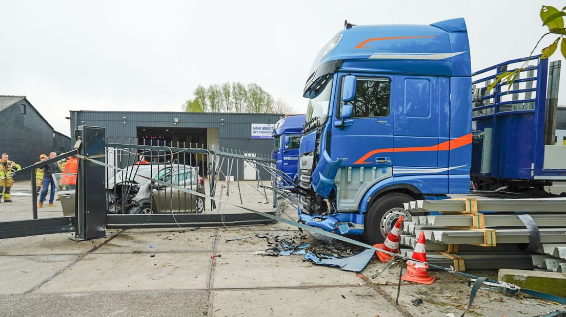 Bij het transportbedrijf ontstond grote schade