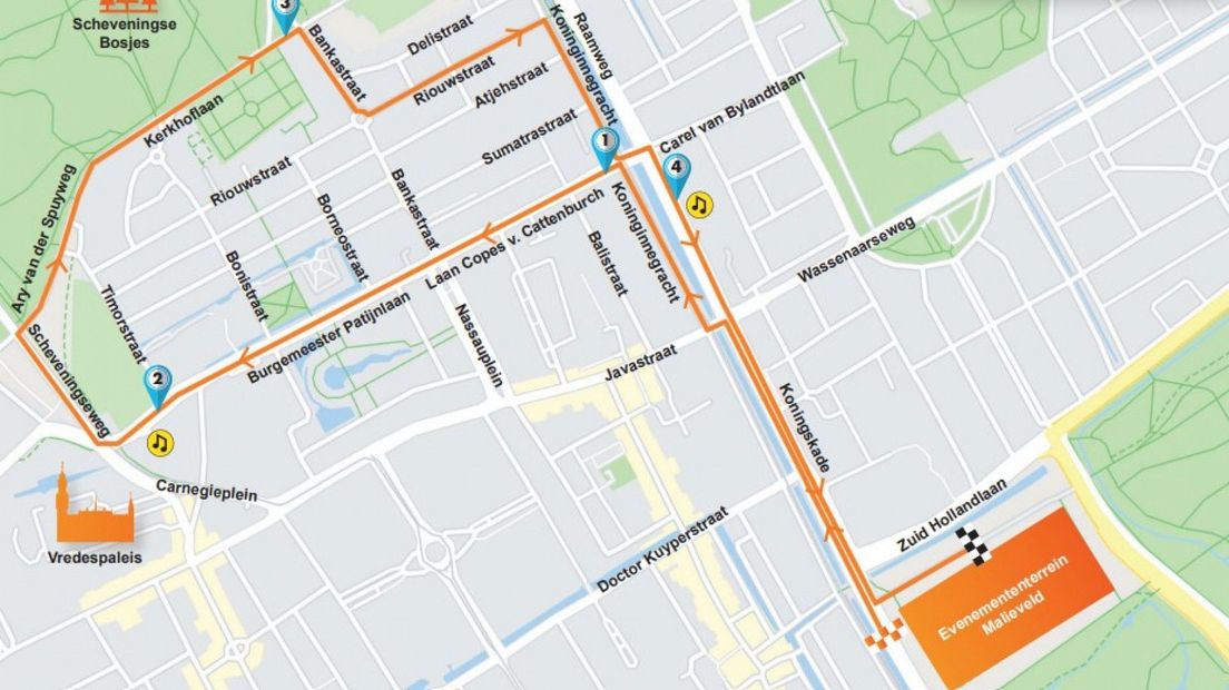Route 5 kilometer