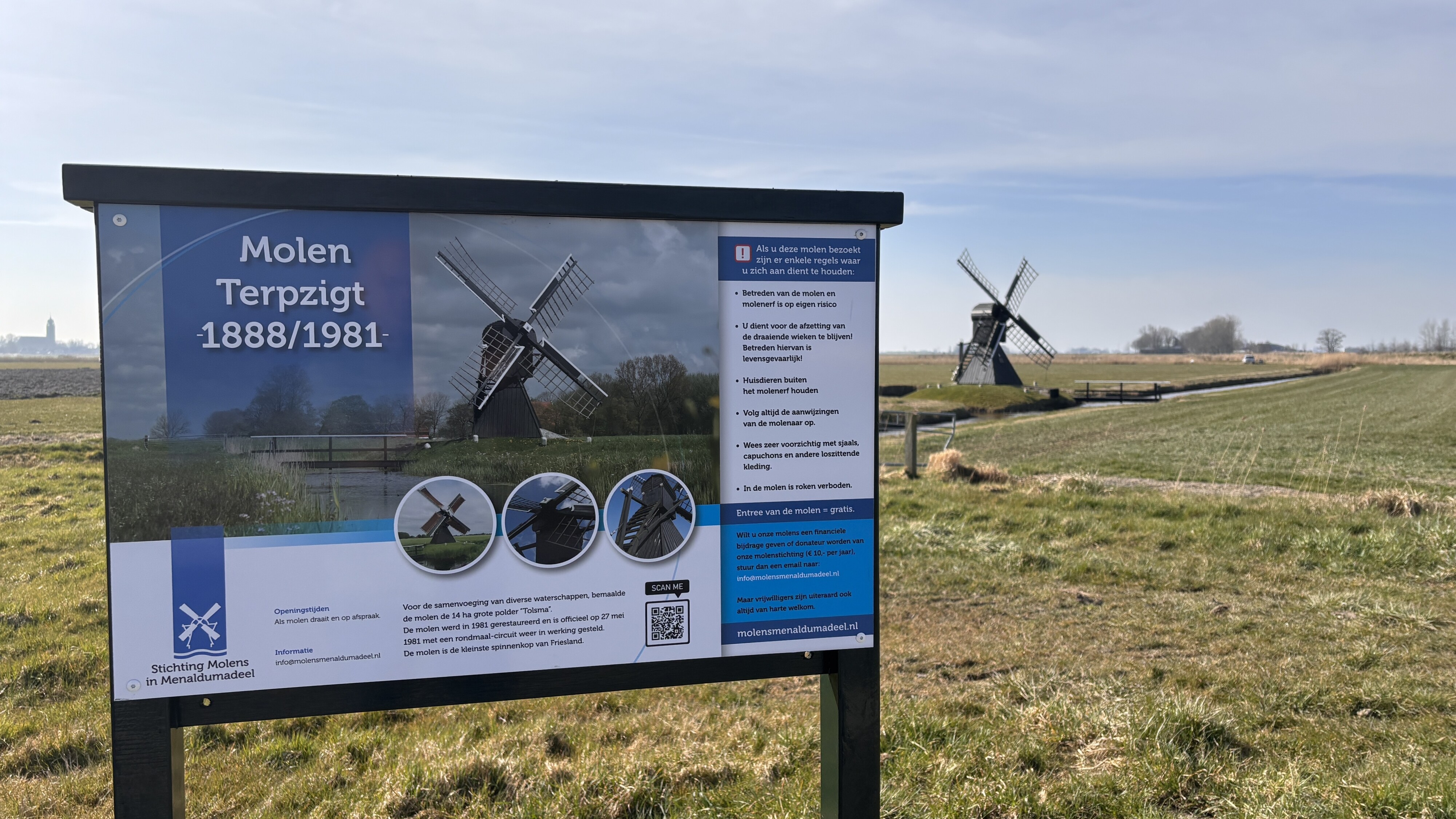 Mole Terpzigt by Marsum is ek fan de Stichting Molens in Menaldumadeel