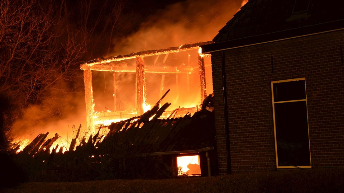 Uitslaande brand in Zuidveen