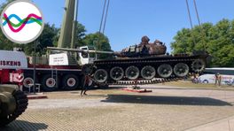 Russische tank weer terug bij Vrijheidsmuseum in Groesbeek