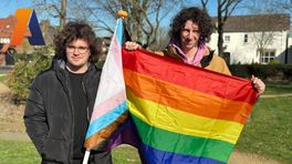 Jesse en Jelle maken zich hard voor een regenboogzebrapad in Zutphen