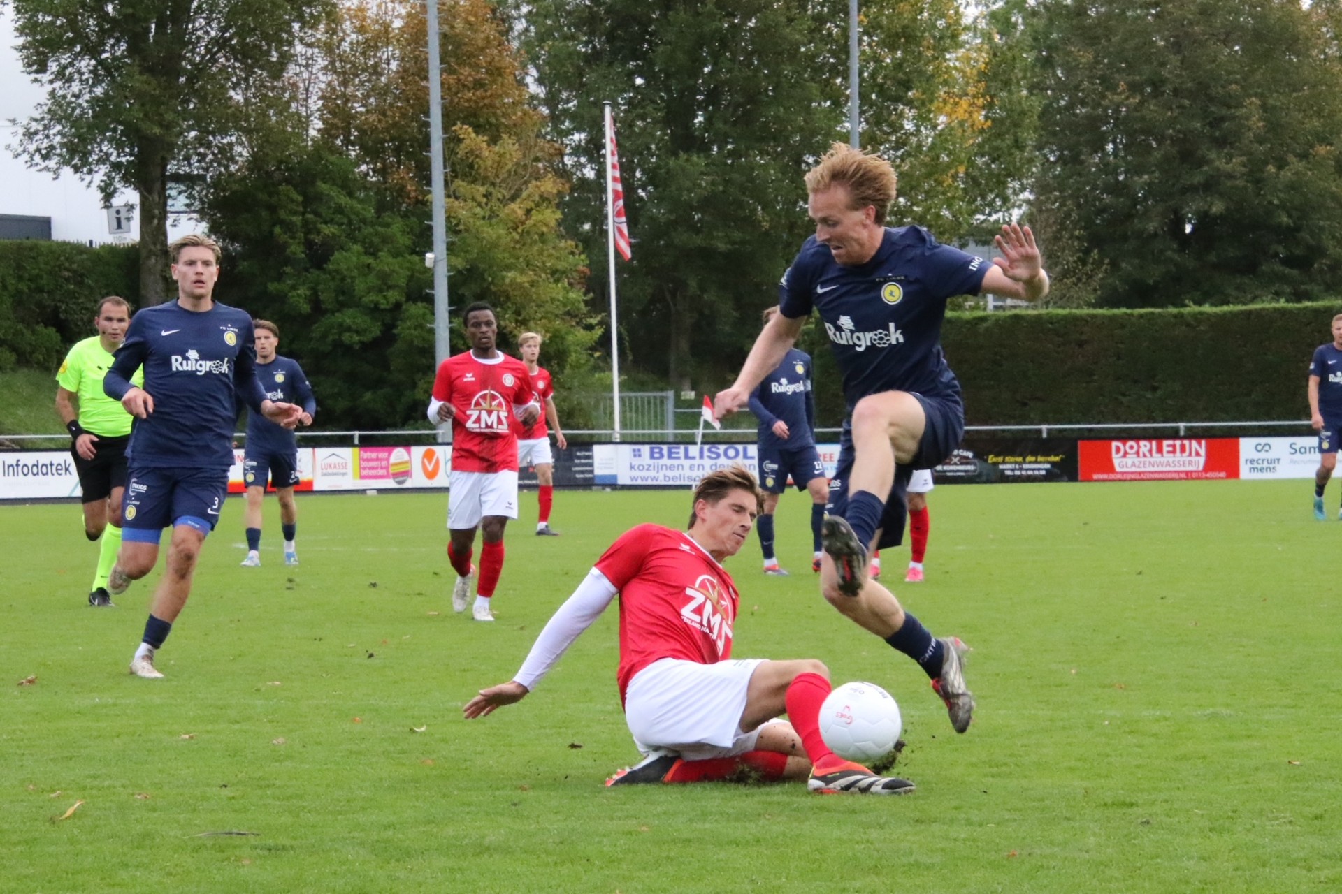 GOES heeft weinig te vertellen tijdens eenzijdig duel met FC Lisse: 'De tweede helft was echt heel slecht'