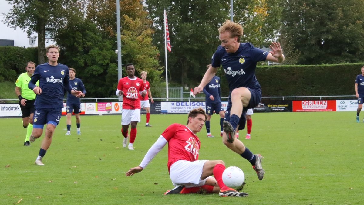 GOES heeft weinig te vertellen tijdens eenzijdig duel met FC Lisse: 'De tweede helft was echt heel s