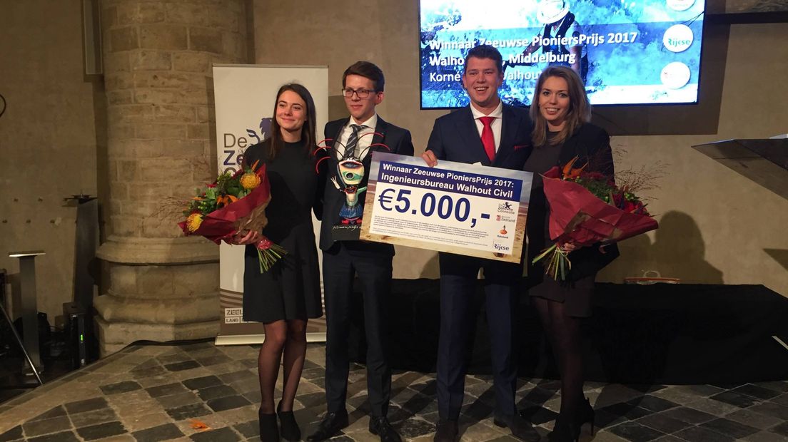 Jonge ingenieurs winnen de Zeeuwse PioniersPrijs 2017